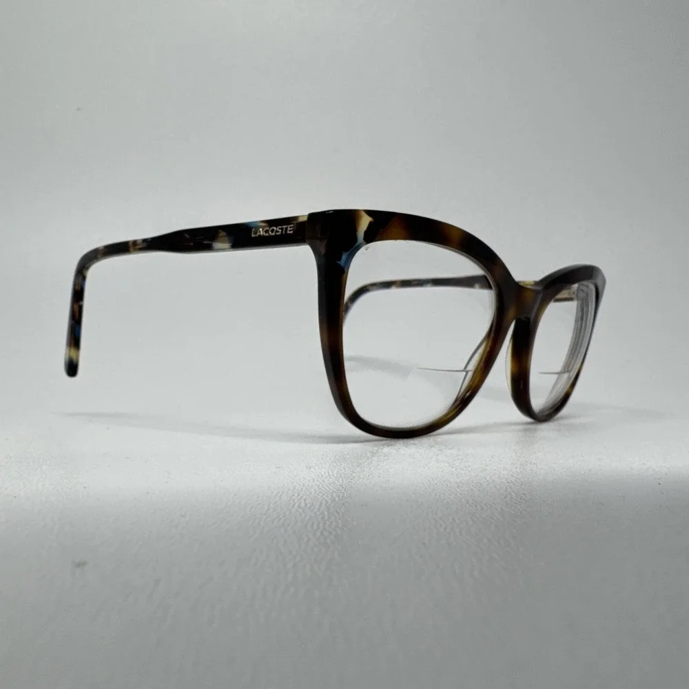 Lacoste Eyeglasses L2884 214 Blue Brown Tortoise 57-20-145 w/ Case,‎ For Frames